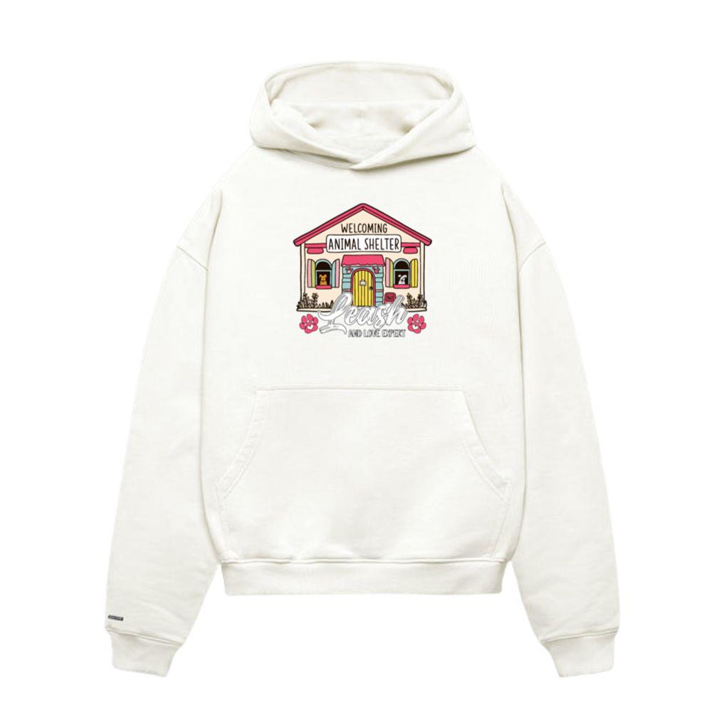 Animal Shelter Leash And Love Expert Dog Owner Hoodies