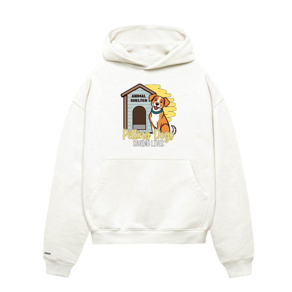 Animal Shelter Petting Dogs Saving Lives Dog Lover Hoodie