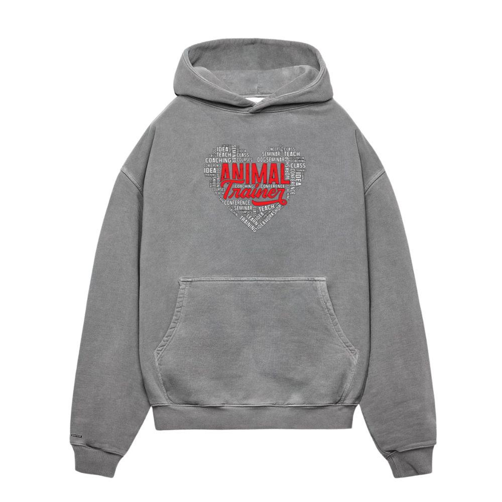 Animal Trainer Heart Veterinarian Animal Trainers Hoodie - Image 3