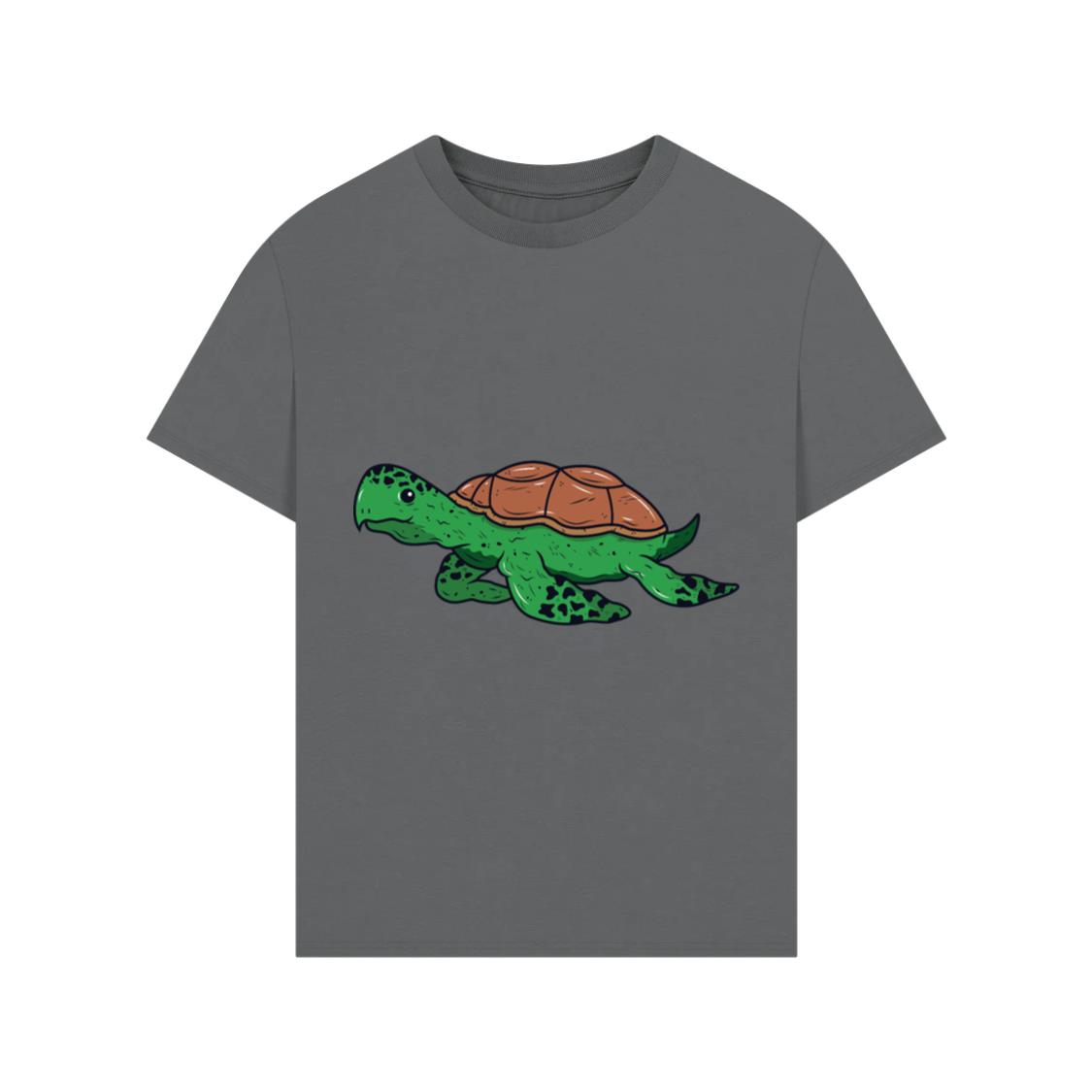 Animal turtle reptile wildlife funny vector image T-Shirts