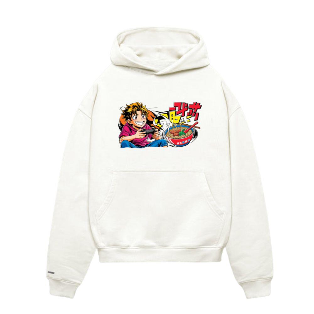 Anime Gamer and Ramen Lover Otaku Funny Gaming tee Hoodies