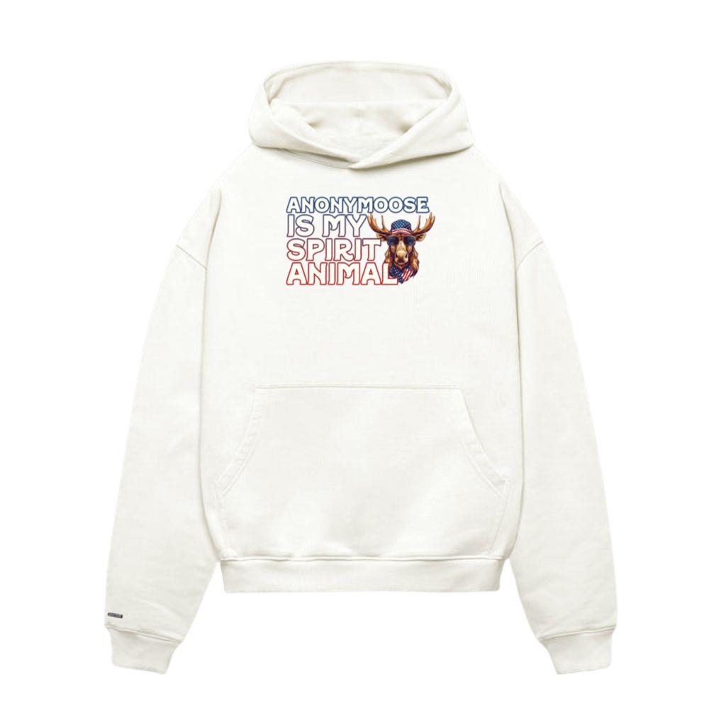 Anonymoose Is My Sprit Animal Cool Moose Hoodie