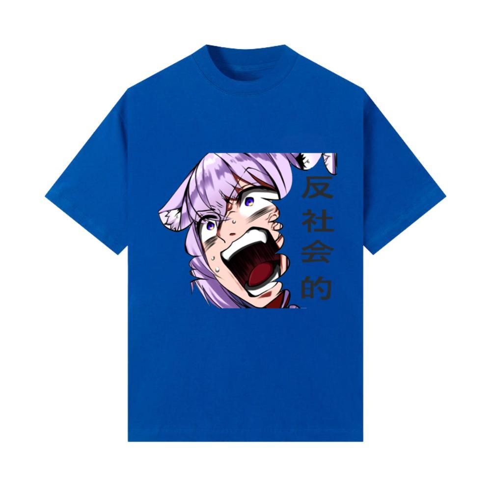 Anti Socail Anime girl screams TShirts Shirtcount