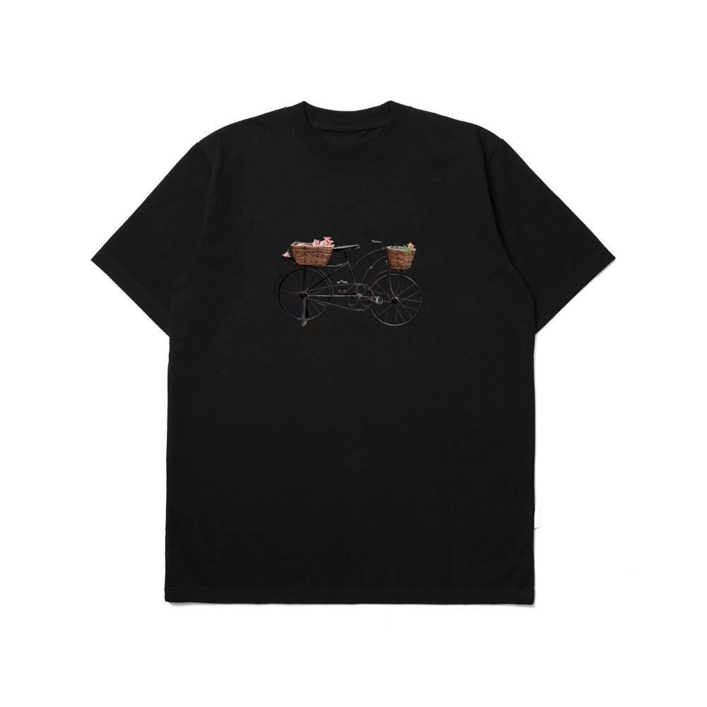 Antique Bicycle with Flower Baskets TShirts Yomigold
