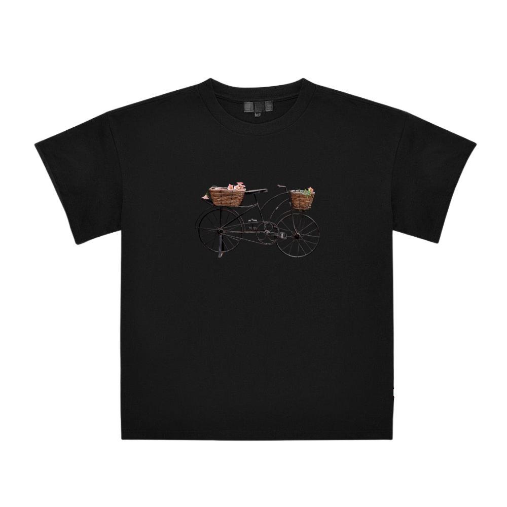Antique Bicycle with Flower Baskets T-Shirts