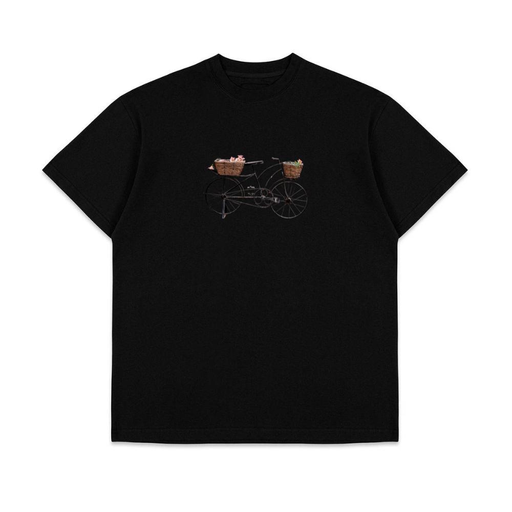 Antique Bicycle with Flower Baskets T-Shirts