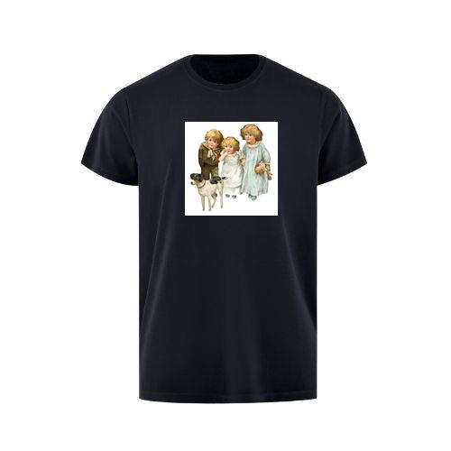 Antique Children with a Pet T-Shirts