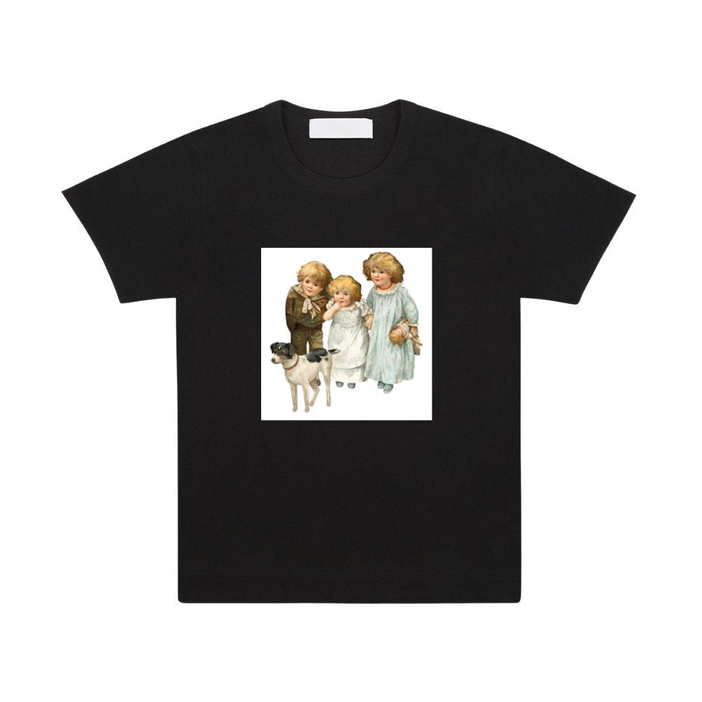 Antique Children with a Pet T-Shirts