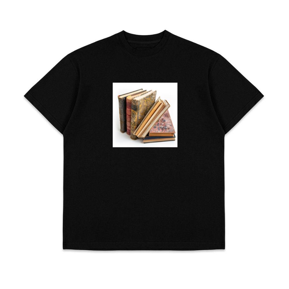 Antique Collection of Colorful Books T-Shirts