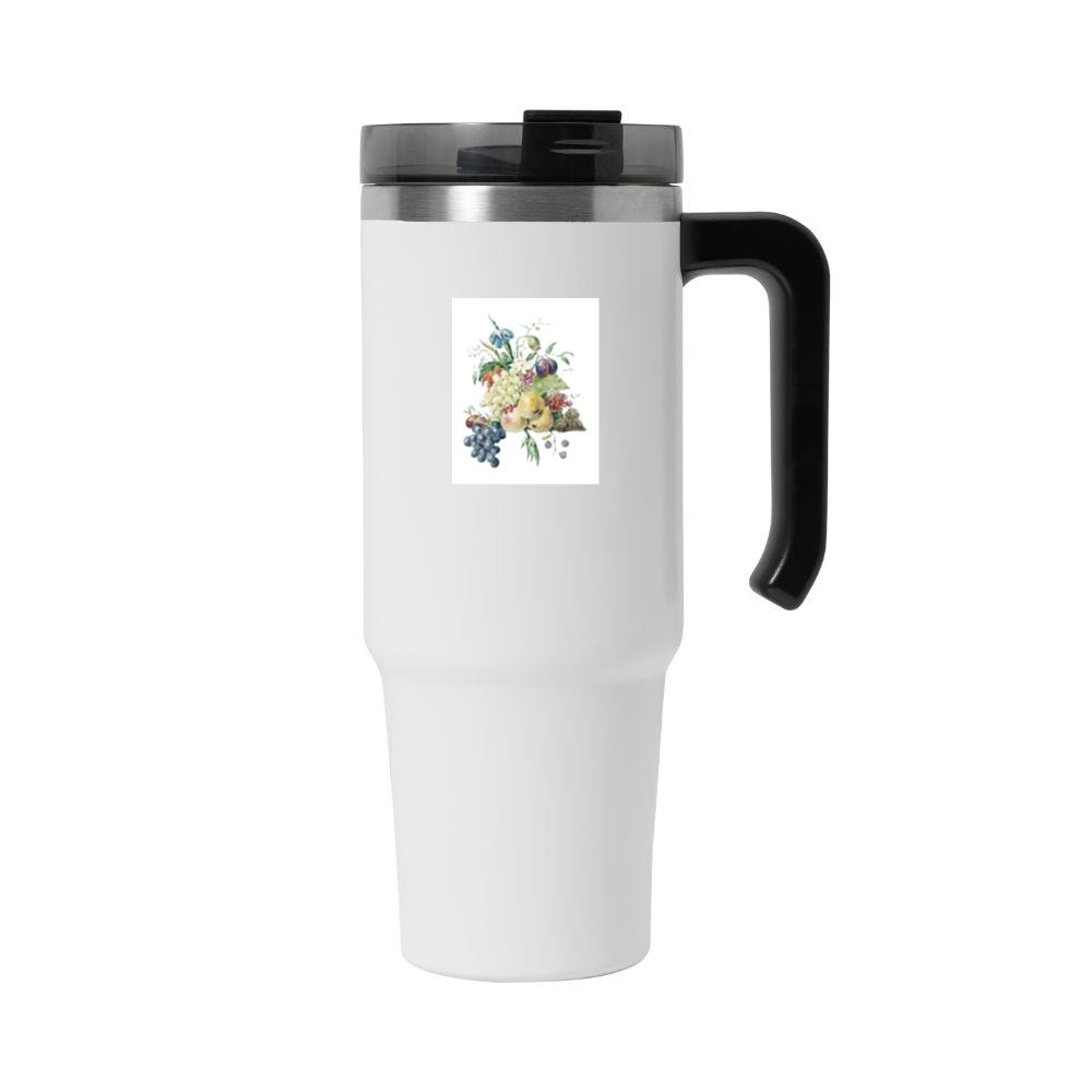 Antique Floral and Fruit Tumbler