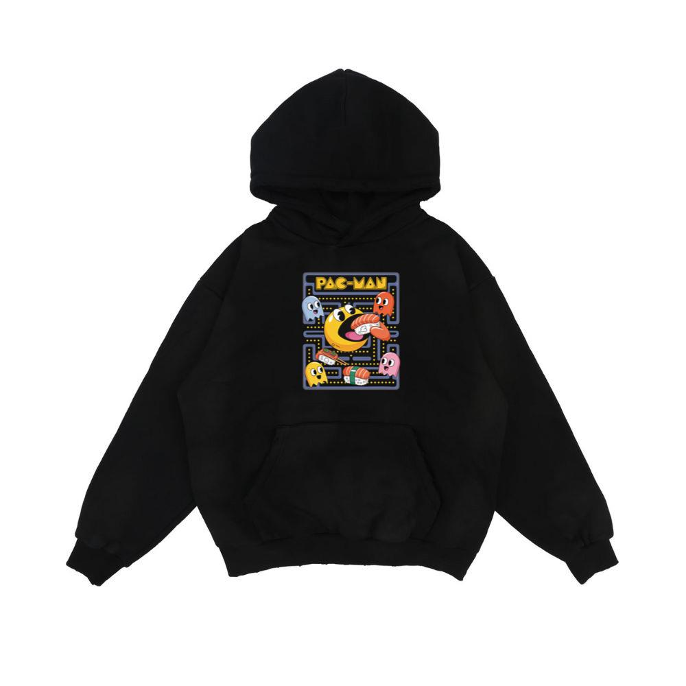 Arcade Game Retro Monster Cartoon Design Hoodie