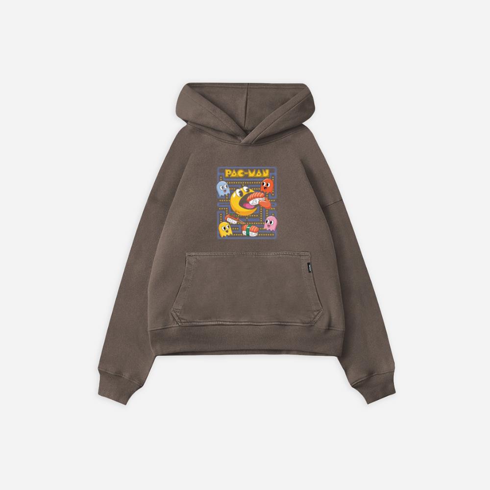 Arcade Game Retro Monster Cartoon Design Hoodie