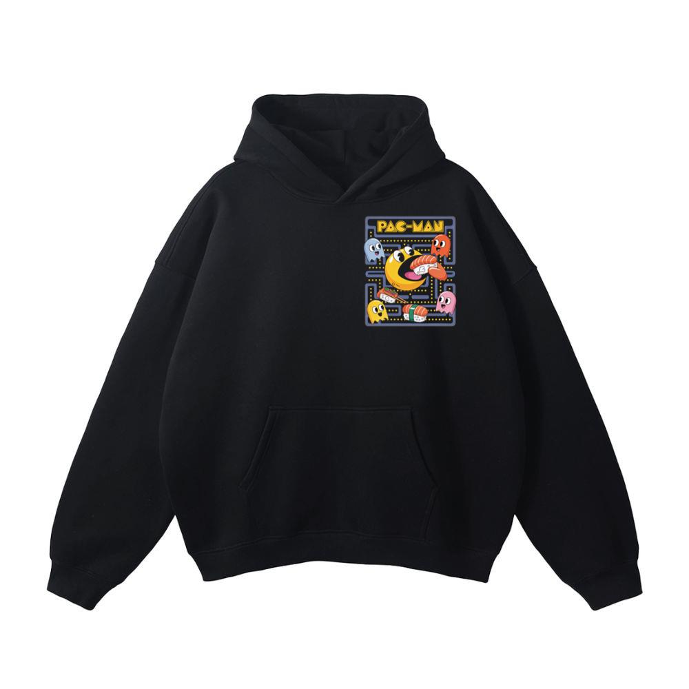 Arcade Game Retro Monster Cartoon Design Hoodie