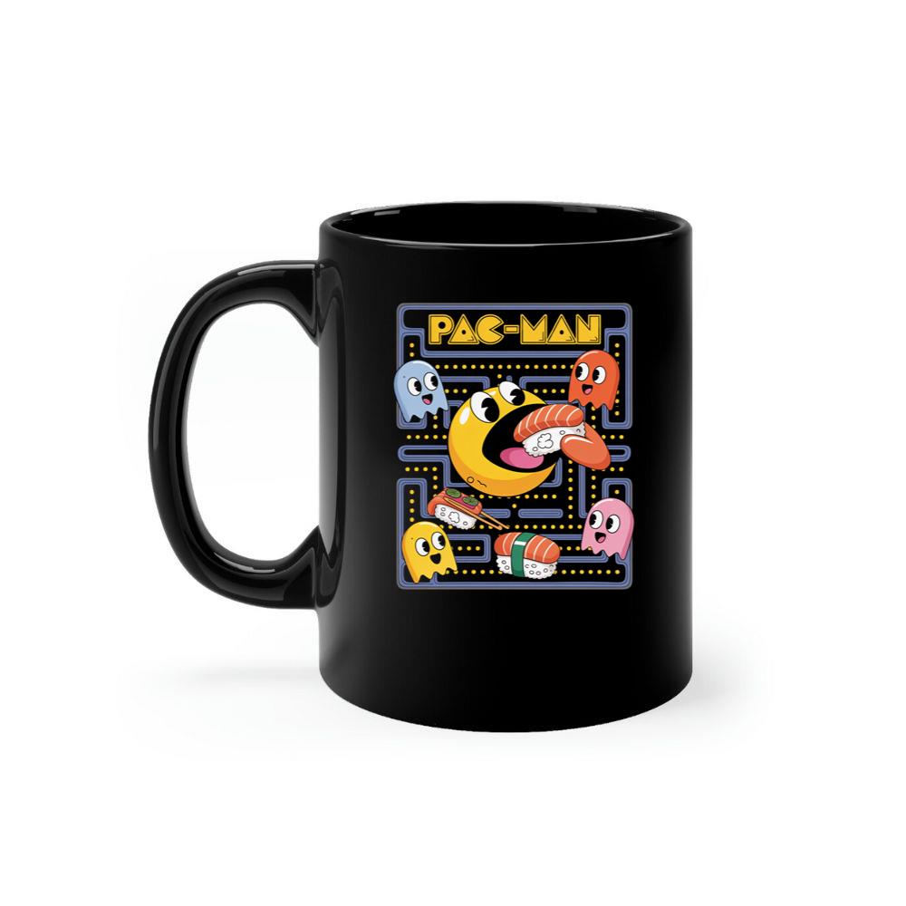 Arcade Game Retro Monster Cartoon Design Mug