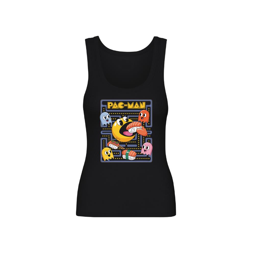 Arcade Game Retro Monster Cartoon Design Tank Top