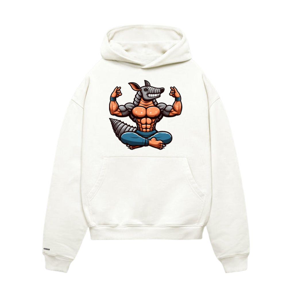Armadillo Yoga Meditation Relaxation Animal Design Hoodie