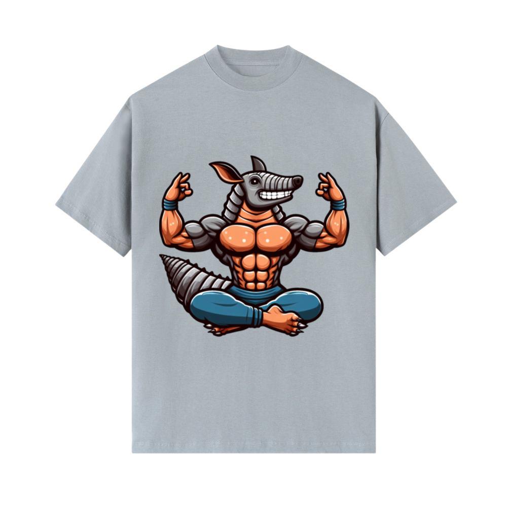 Armadillo Yoga Meditation Relaxation Animal Design TShirts Shirtcount