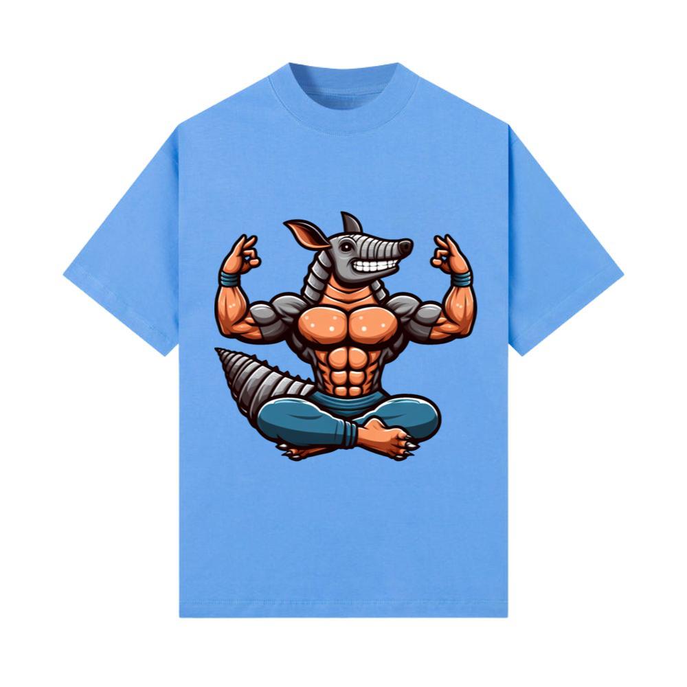Armadillo Yoga Meditation Relaxation Animal Design TShirts Shirtcount