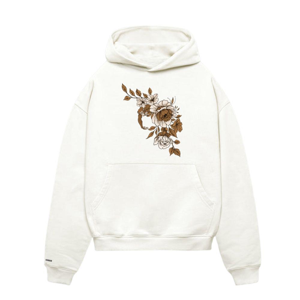 Artistic Flower Monkey Animal Lovers Wildlife Hoodie