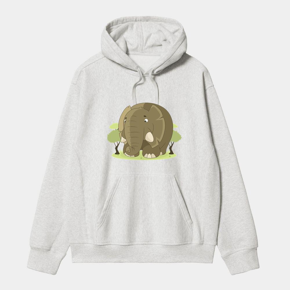 Artistic Golden Elephant Hoodie