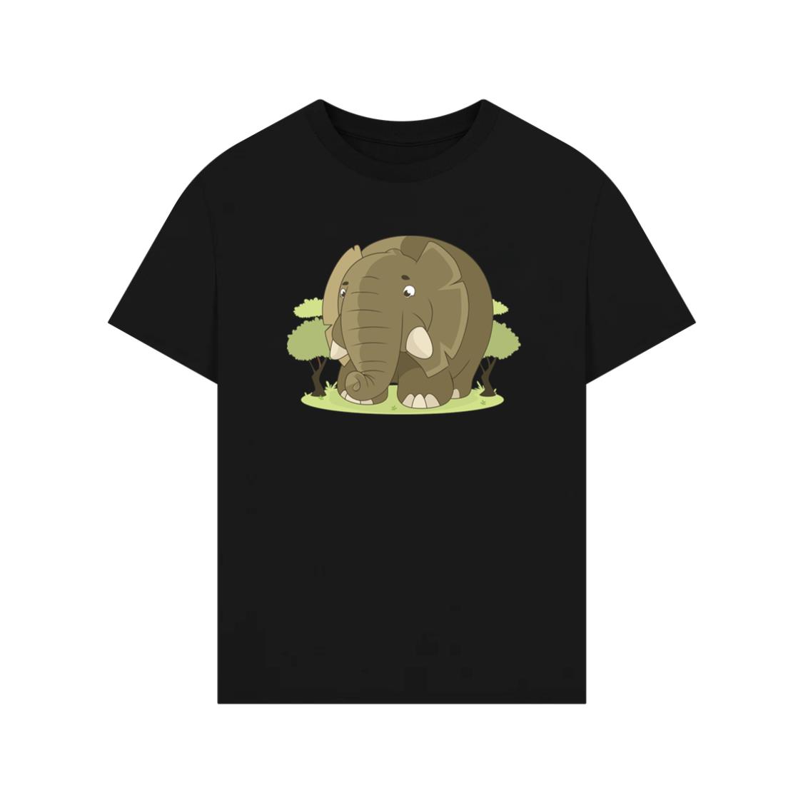 Artistic Golden Elephant T-Shirt