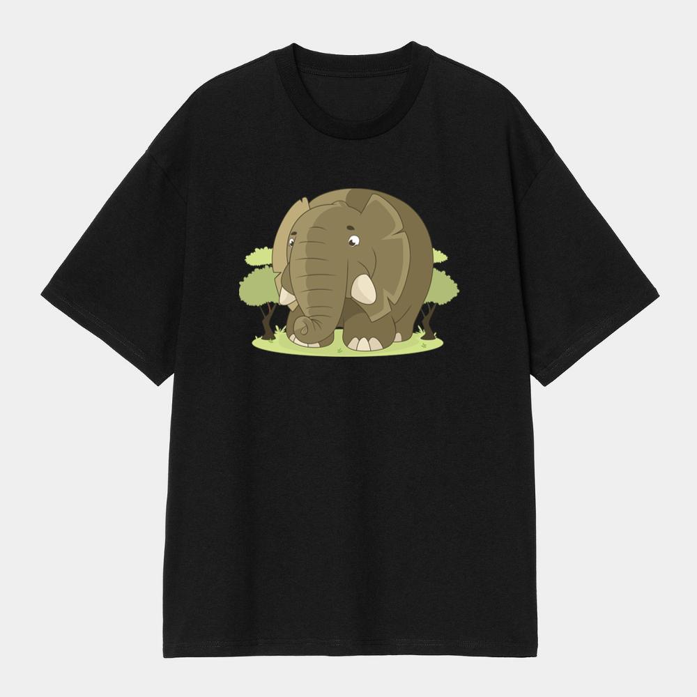 Artistic Golden Elephant T-Shirts