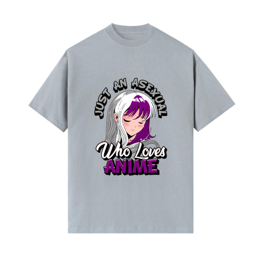 Asexual Anime Girl Just An Asexual Who Loves Anime TShirts Shirtcount