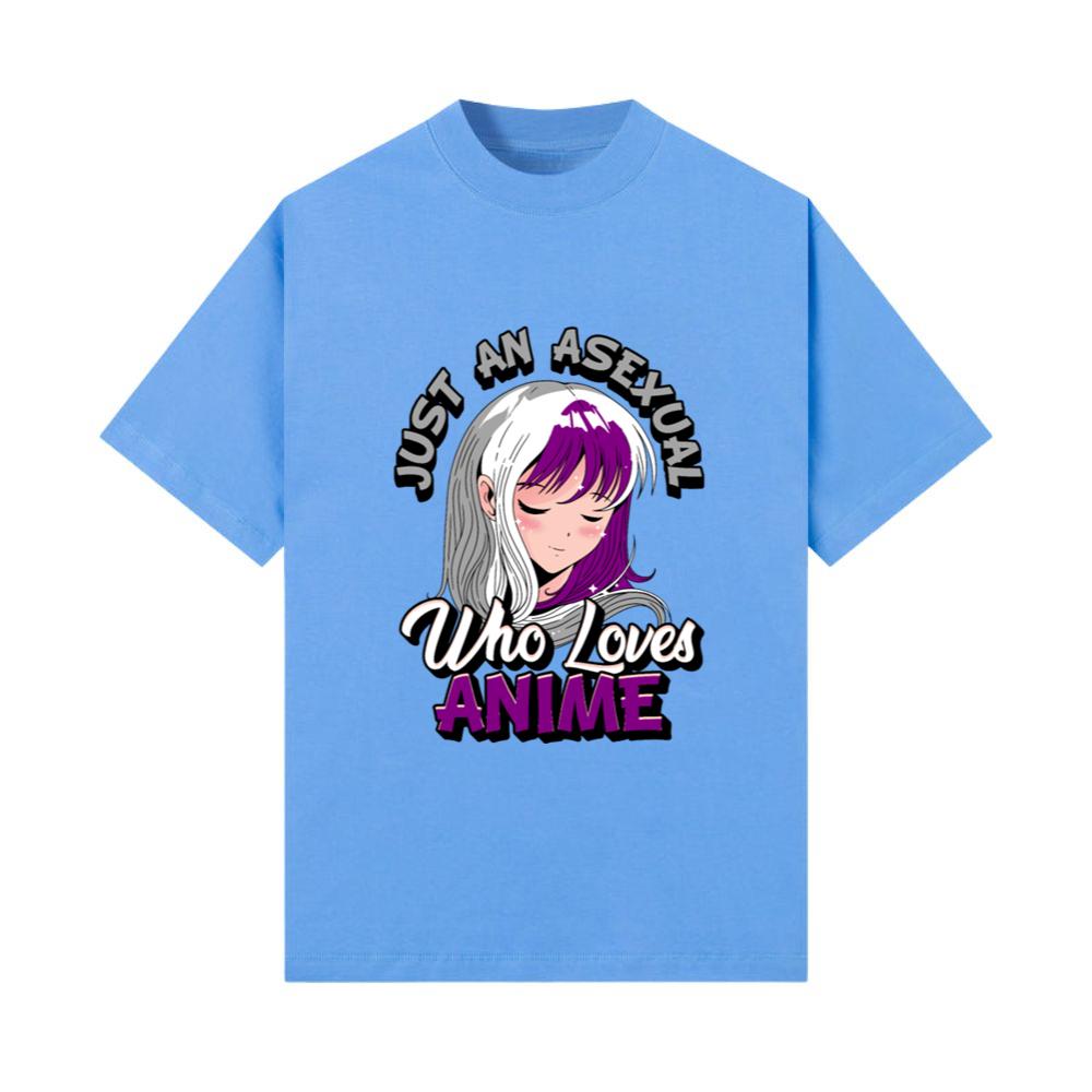 Asexual Anime Girl Just An Asexual Who Loves Anime TShirts Shirtcount
