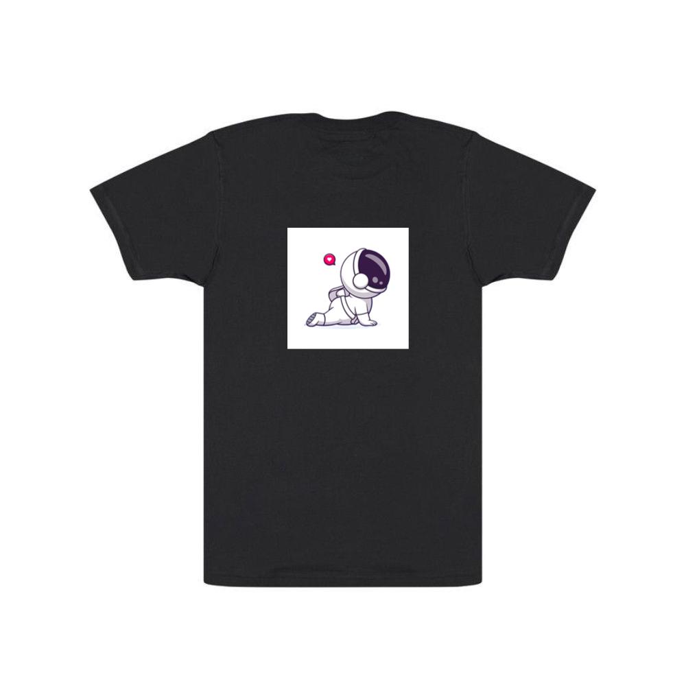 Astronaut Doing Yoga Pose with Heart T-Shirts