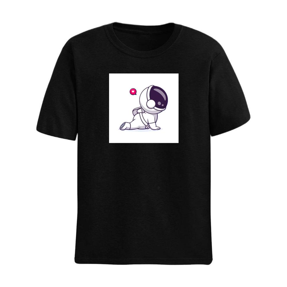 Astronaut Doing Yoga Pose with Heart T-Shirts