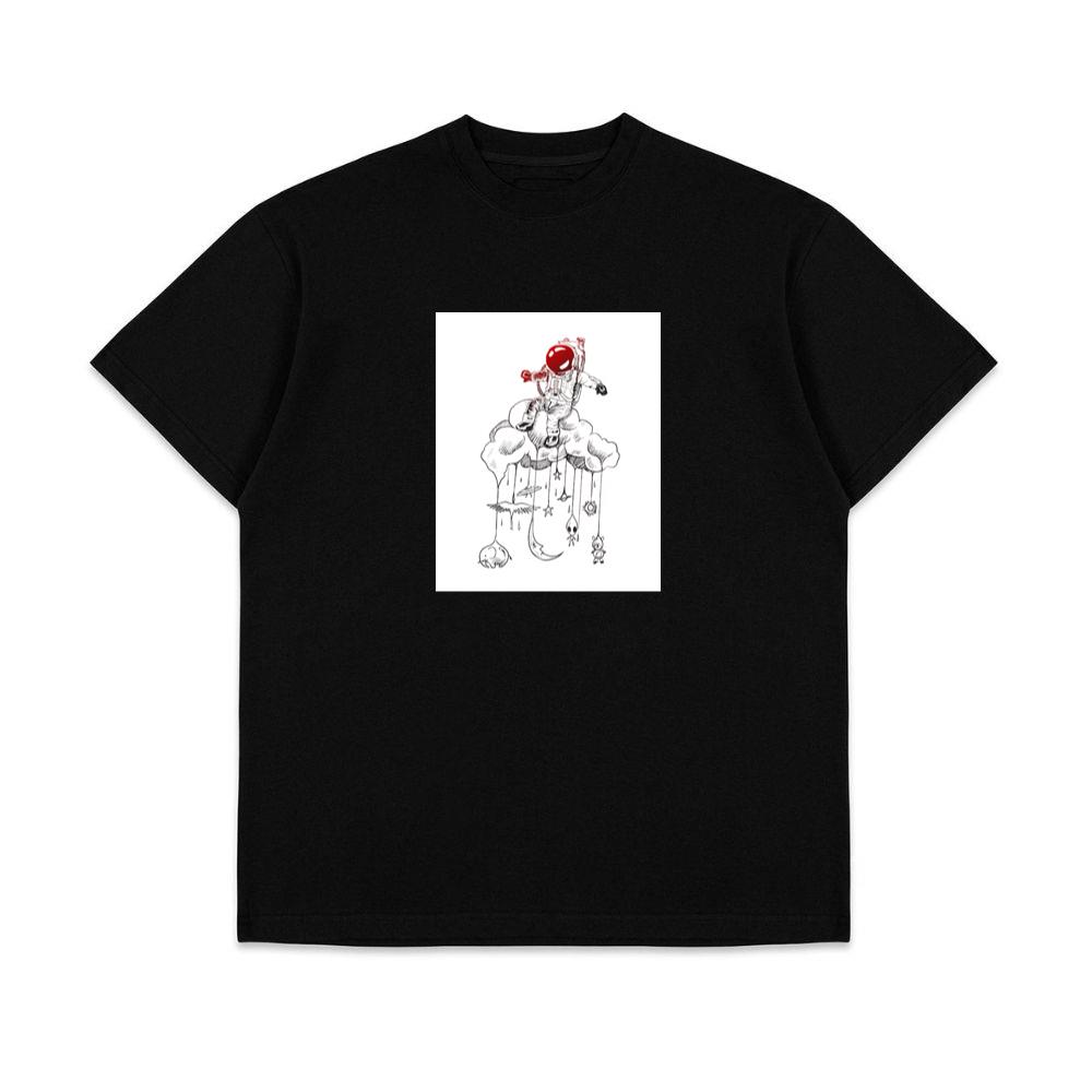 Astronaut on Cloud with Hanging Things T-Shirts
