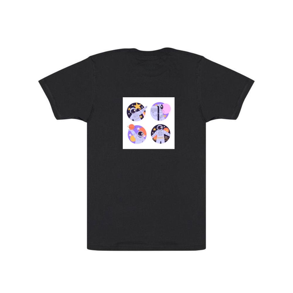 Astronaut Stickers with Stars and Planets T-Shirts
