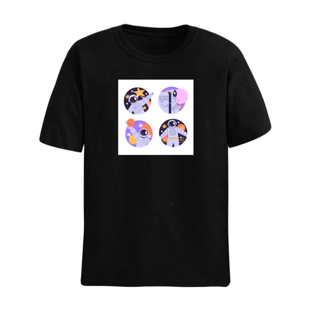 Astronaut Stickers with Stars and Planets T-Shirts