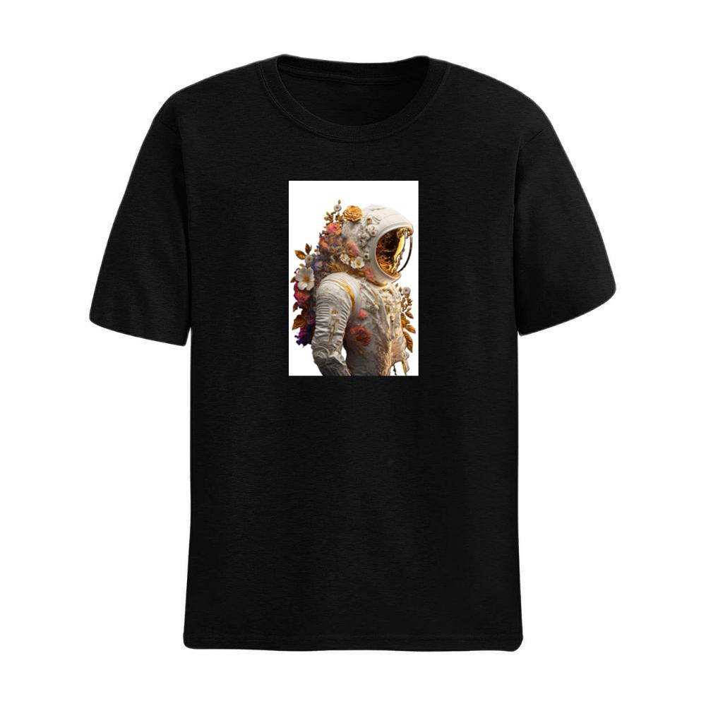 Astronaut with Flowers Growing on Suit T-Shirts