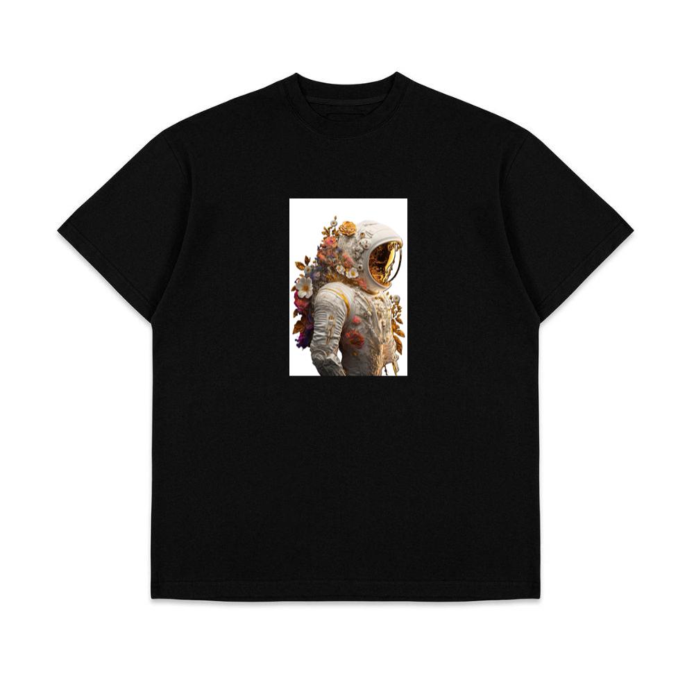 Astronaut with Flowers Growing on Suit T-Shirts