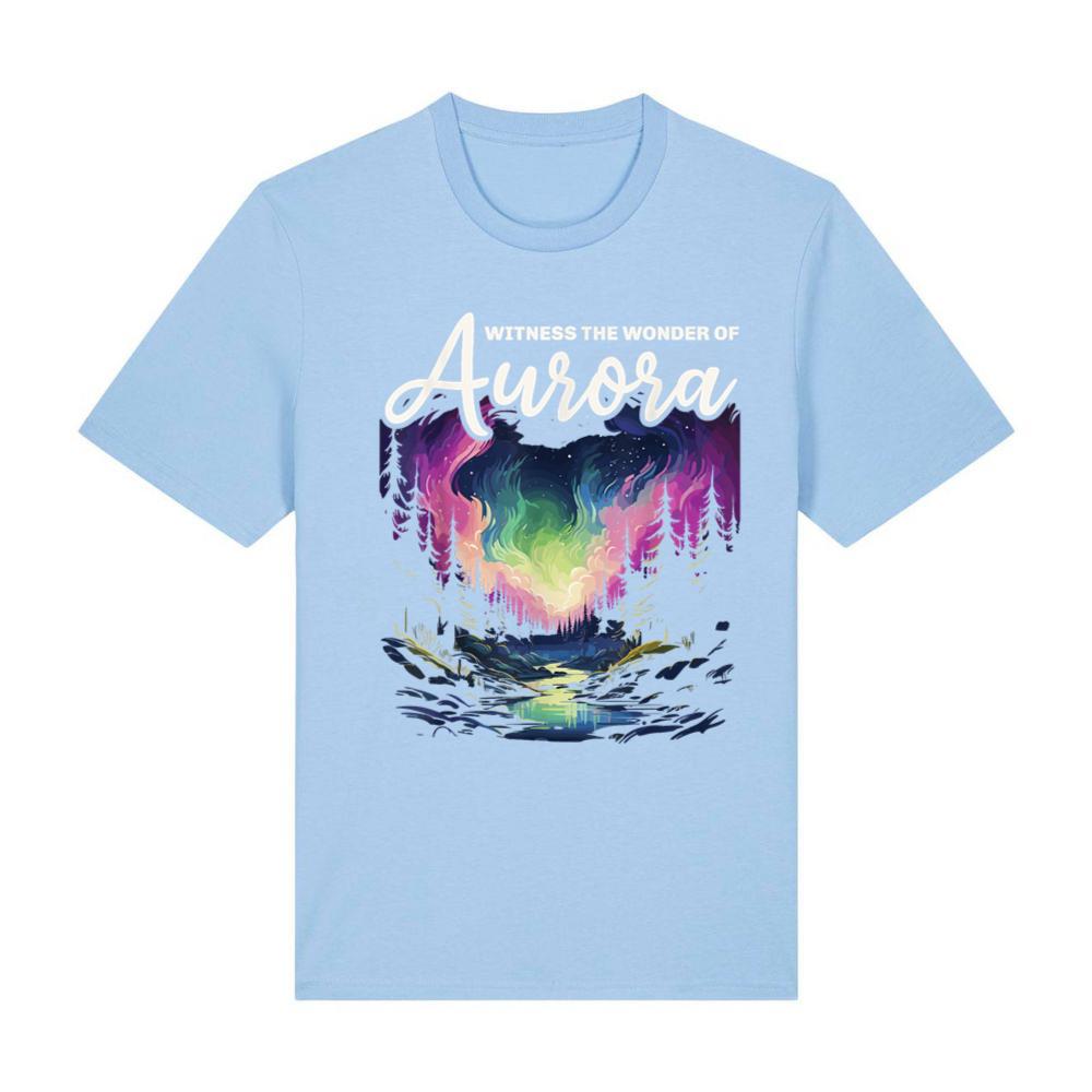 Aurora Borealis Dark Sky Nature Light Display T-Shirt
