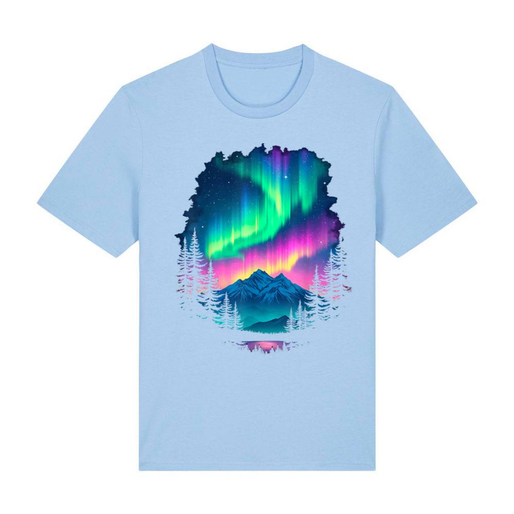 Aurora Borealis Scenic Landscape T-Shirt