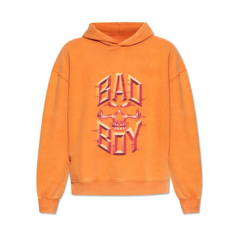 Bad Boy Skull Red Flames Gothic Style Hoodies