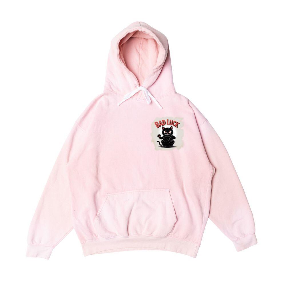 Bad Luck Black Cat Retro Cartoon Design Hoodie