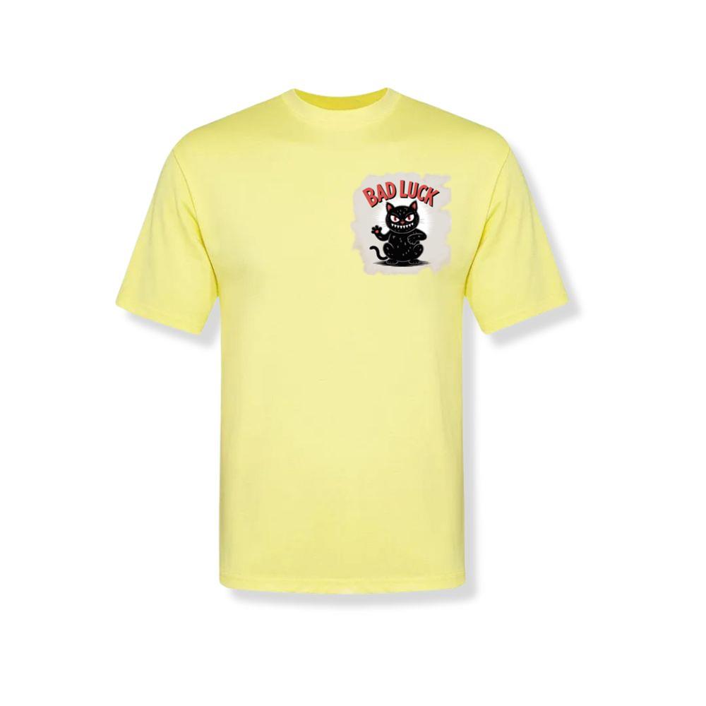 Bad Luck Black Cat Retro Cartoon Design T-Shirt