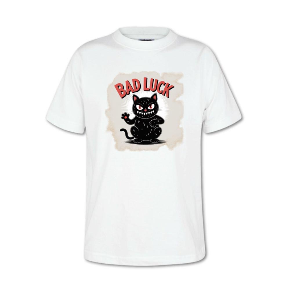 Bad Luck Black Cat Retro Cartoon Design T-Shirts