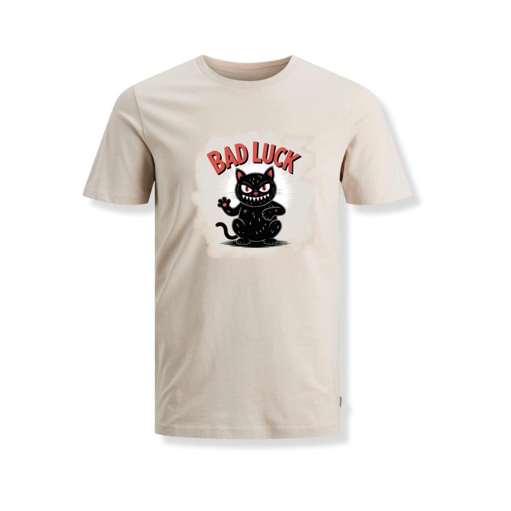 Bad Luck Black Cat Retro Cartoon Design T-Shirts