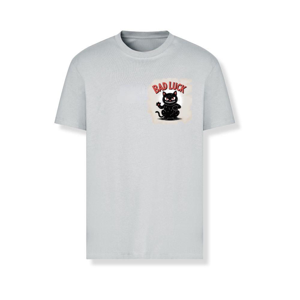 Bad Luck Black Cat Retro Cartoon Design T-Shirts - Image 3