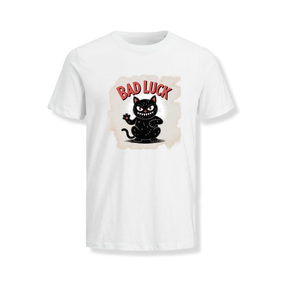 Bad Luck Black Cat Retro Cartoon Design T-Shirts