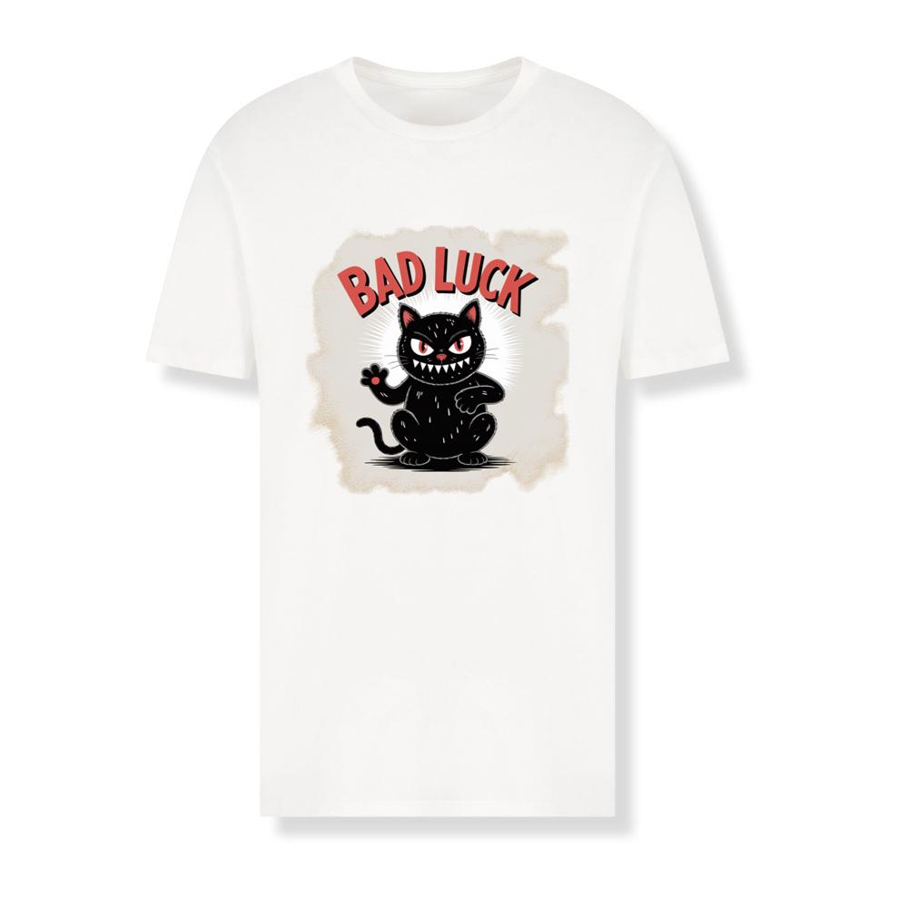 Bad Luck Black Cat Retro Cartoon Design T-Shirts