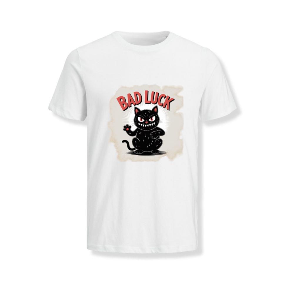 Bad Luck Black Cat Retro Cartoon Design T-Shirts