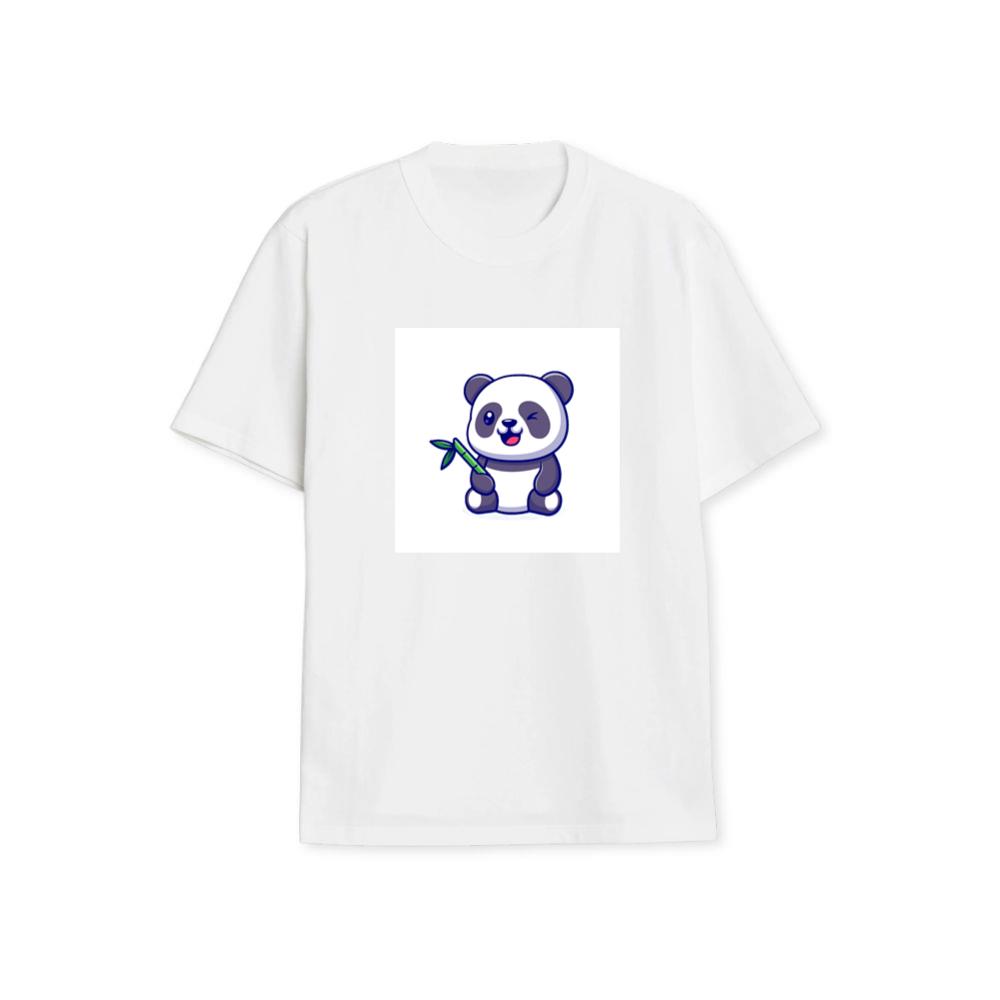 Bamboo Munching Panda T-Shirts