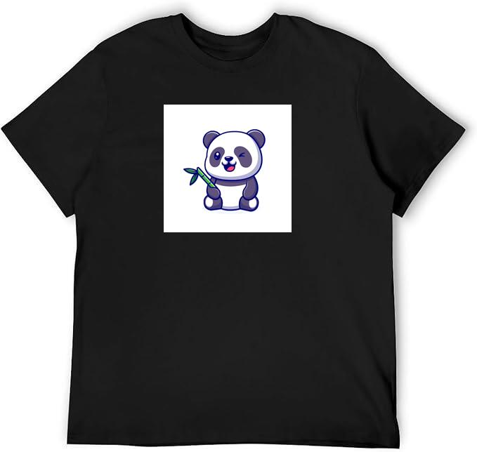 Bamboo Munching Panda T-Shirts