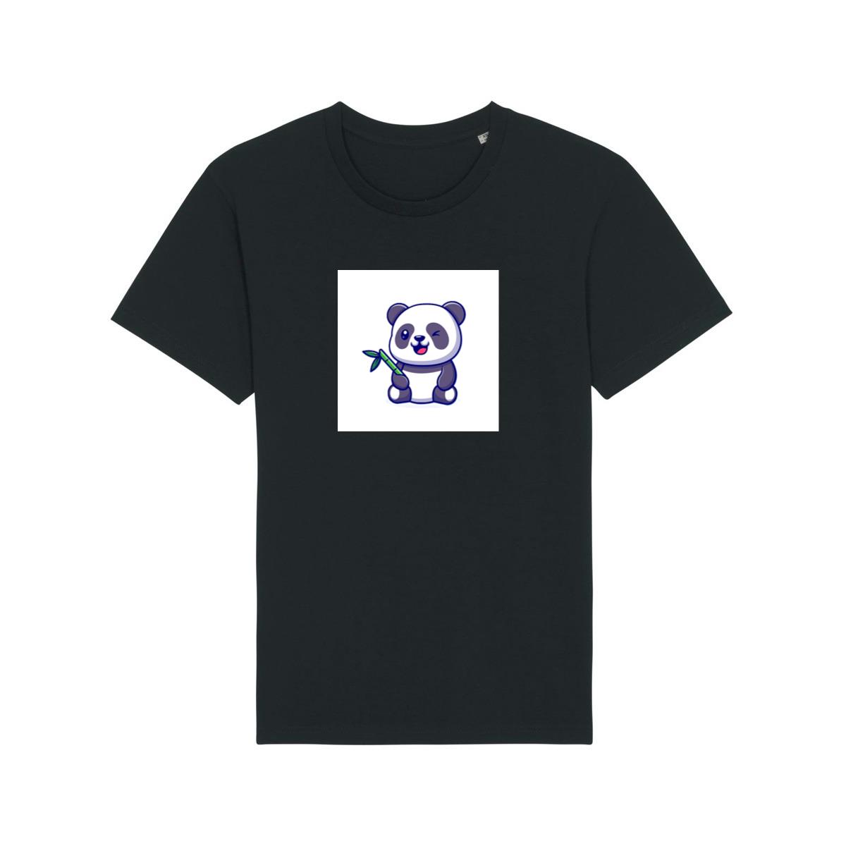 Bamboo Munching Panda T-Shirts