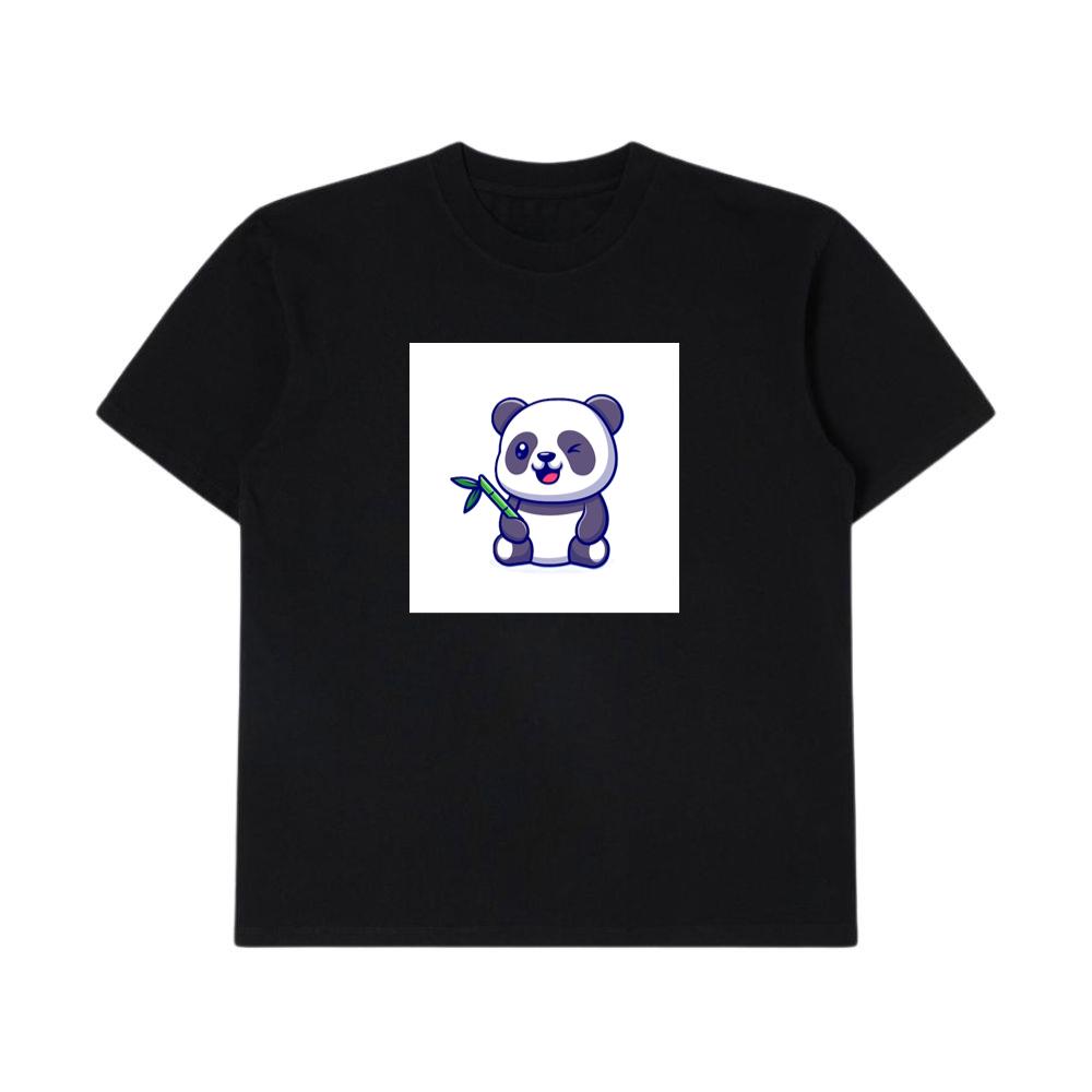 Bamboo Munching Panda T-Shirts